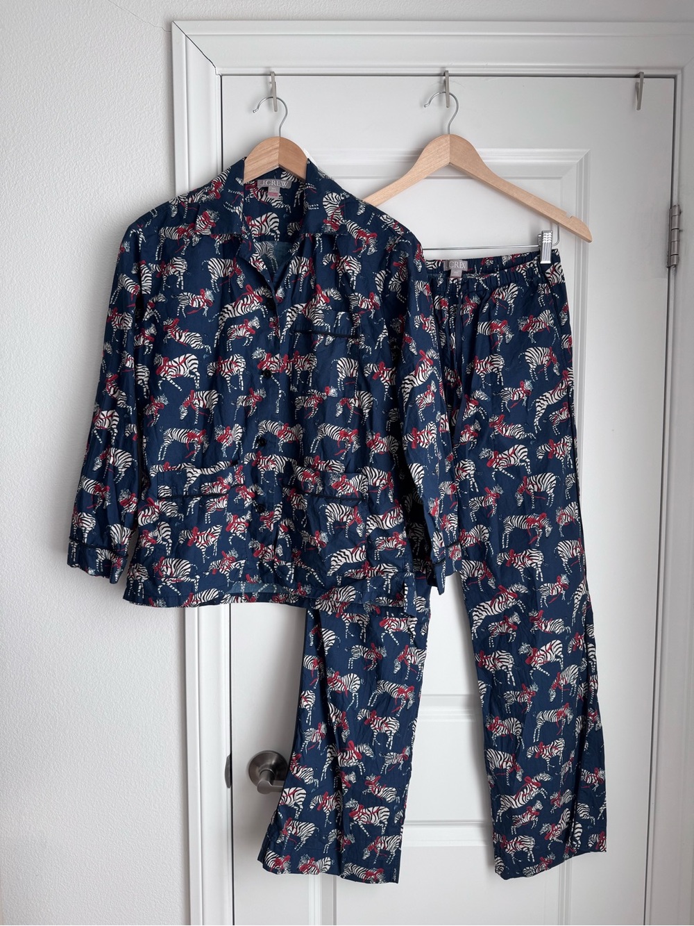 J Crew Cotton Poplin Pajama Set Size XXS